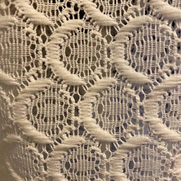 Vintage 60s Mod Navy Blue and White Dress - Picture 3 of 7